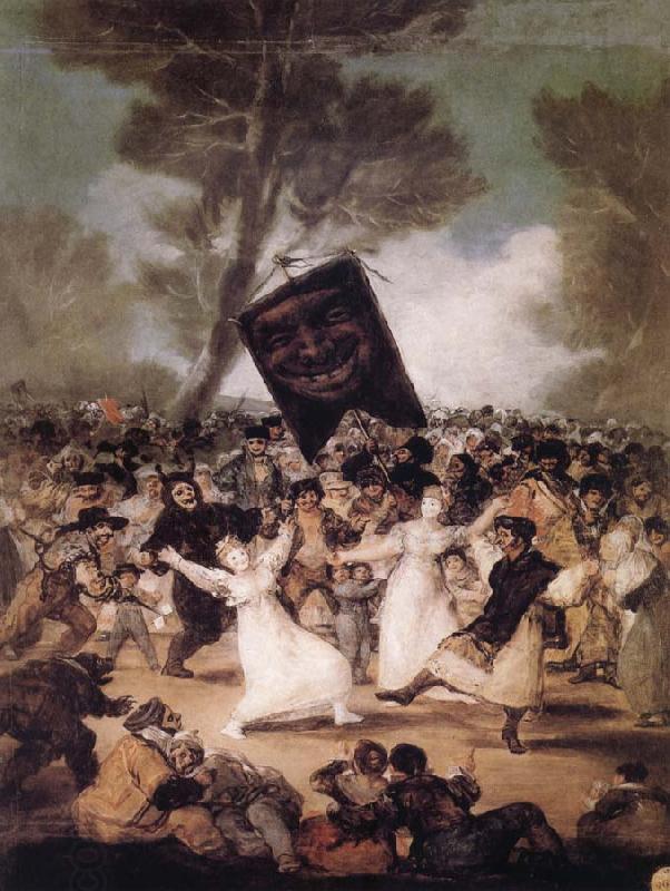 Francisco Jose de Goya The Burial of the Sardine China oil painting art